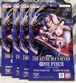 One Piece TCG Heroines Edition EB-03 Sleeved Booster X4 & Azure Sea’s Seven X4 - Image 4