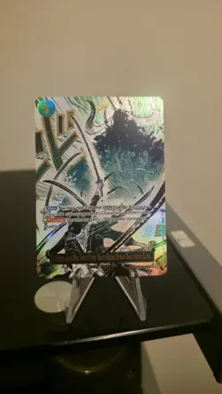Demon Aura Nine Sword Style Asura Blades Drawn Dead Man's Game Alt Art OP12-037 - Image 1