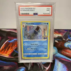 Gyarados Holo Pokemon Go Graded PSA Mint 9 Pokemon Card 022/078 - Image 1