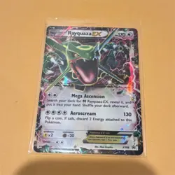 Pokemon TCG Rayquaza EX Holo XY66 Basic Card Stock XY Set Trading Card - Image 1