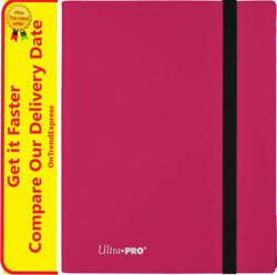 ULTRA PRO ECLIPSE HOT PINK BINDER ALBUM 9 18 POCKET 360 CARDS MTG Yugioh Pokemon 74427151515 - Image 1