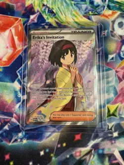 Pokemon TCG Scarlet & Violet 151 Erika's Invitation Card 196/165 - Image 3