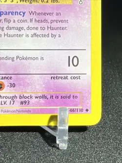 Haunter 46/110 - Legendary Collection - Pokemon Card 2002 - Image 5