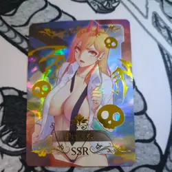 Power Goddess Story Doujin Waifu Trading Card SSR Chainsaw Man - Image 1