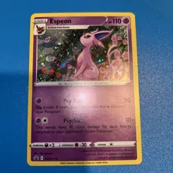 Espeon SWSH174 Sword & Shield Pokemon Blister Promo Card Holo NM - Image 1