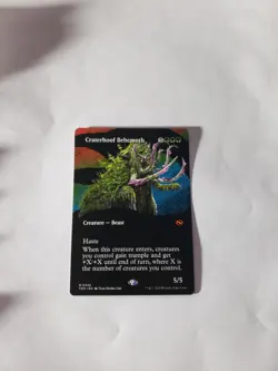 Craterhoof Behemoth Borderless Full Art TDM Tarkir: Dragonstorm NM Mythic - Image 1