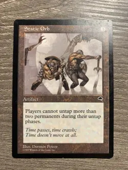 Static Orb [Tempest] Lightly Played Mtg Common Magic The Gathering - Image 1