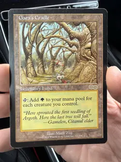 MTG 🪾 Gaea's Cradle 🪾 Urza's Saga Premodern Reserved List Land Vintage - Image 1