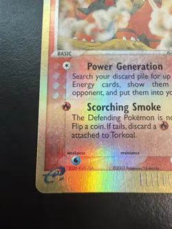 Pokemon TCG Torkoal Reverse Holo Dragon 12/97 LP - Image 5