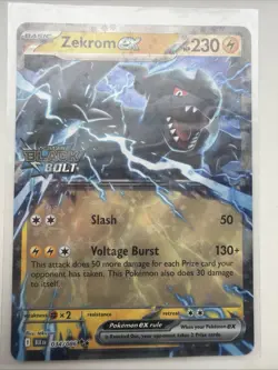Pokemon TCG Zekrom EX 34/86 Black Bolt Stamped - Image 1