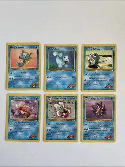 Misty’s Gym Heroes Pokemon Lot - 6 Cards LP/NM WOTC - Image 1