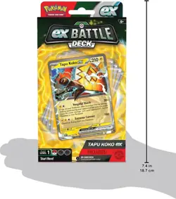 POKEMON TCG Tapu Koko ex Battle Deck Box NEW - Image 3