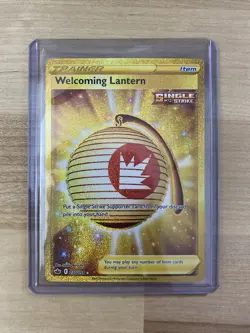 Pokemon Chilling Reign Welcoming Lantern 230/198 Gold Secret Rare Fresh Pull - Image 1