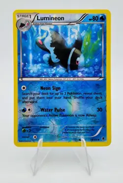 Lumineon 19/119 XY Phantom Forces 2014 Pokemon Card - Image 1