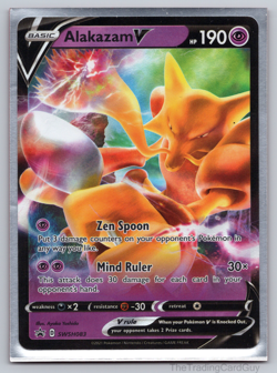 Pokemon Alakazam Black Star Promo Cards SWSH083 Rare Holo NM - Image 1