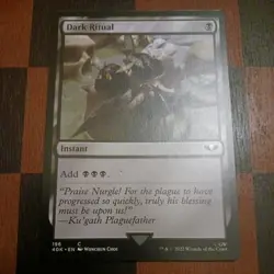 Mtg Dark Ritual NM/M Universes Beyond: Warhammer 40,000 Magic Card - Image 2