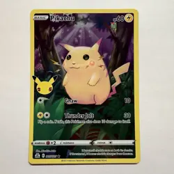 Pokemon TCG Celebrations Pikachu Holo Rare Card 005/025 Full Art NM - Image 1