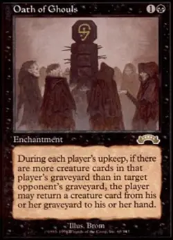 Oath of Ghouls Exodus Near Mint, English - MTG - Image 1