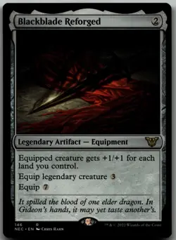 Blackblade Reforged R Commander: Kamigawa: Neon Dynasty 146 LP - Image 1