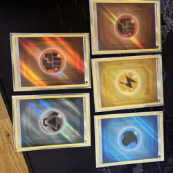 Pokemon Card 5x Energy 2019 Reverse Holo Hidden Fates NM - Image 1
