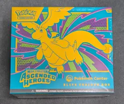 Pokemon Center Exclusive Ascended Heros ETB Ships ASAP Elite Trainer Box - Image 1