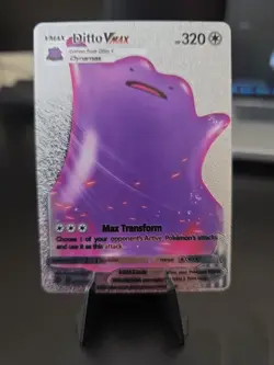 Ditto VMAX SV119 Pokemon TCG 2021 Shining Fates Shiny Vault NM Silver Foil - Image 1