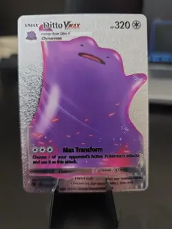Ditto VMAX SV119 Pokemon TCG 2021 Shining Fates Shiny Vault NM Silver Foil - Image 2
