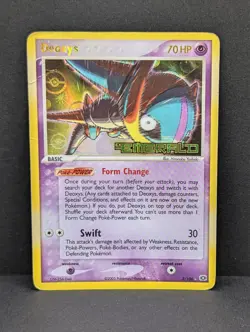 Deoxys (Speed Forme) 2/106 Emerald Reverse Holo Rare Pokemon TCG Nintendo MP - Image 1