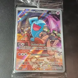 Pokemon Team Rocket's Wobbuffet 203 Sv: Scarlet & Violet Promo Holo 110HP - Image 1