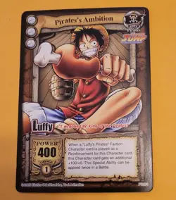 One Piece CCG The Quest Begins Pirate’s Ambition Luffy PR001 Shonen Jump Promo - Image 1
