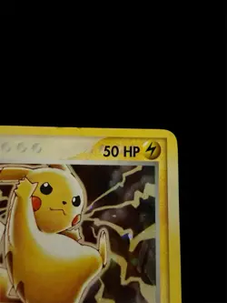2003 Card PIKACHU 12 PROMO BLACK STAR HOLO POKEMON RAW N/M - Image 3
