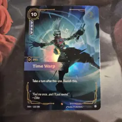 Riftbound Origins Time Warp 122/298 Epic Foil Ekko Card League of Legends - Image 1