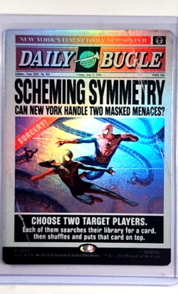 MTG Magic The Gathering Secret Lair Poster Borderless Foil Scheming Symmetry - Image 1
