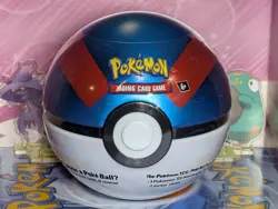 Pokemon Collectors Poke Ball Tin E25 GREAT BALL Fall 2025 (3 packs & Stickers) - Image 1