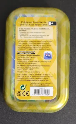 Pokemon TCG: Crown Zenith Mini Tin Feat. Bede & Hatenna *EMPTY* - Image 3