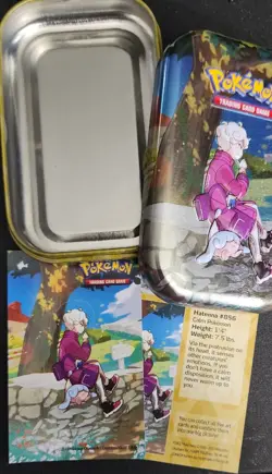 Pokemon TCG: Crown Zenith Mini Tin Feat. Bede & Hatenna *EMPTY* - Image 4