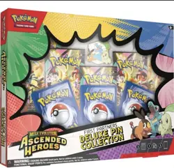 Pokemon TCG Ascended Heroes First Partners Deluxe Pin Collection Presale - Image 1