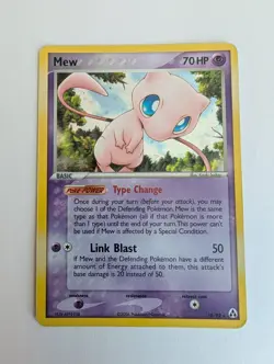 2006 Pokemon EX Legend Maker Mew 10/92 Holo Rare Vintage - Image 1