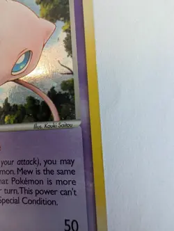 2006 Pokemon EX Legend Maker Mew 10/92 Holo Rare Vintage - Image 4