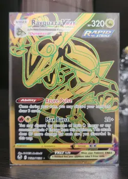 Pokemon Rayquaza VMAX TG29/TG30 Silver Tempest Secret Rare Full Art Holo 320HP - Image 1
