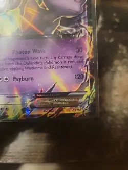 Pokemon Mewtwo-EX XY183 EX Promo Holo XY Basic Card 2016 Pokemon TCG Card Stock - Image 3