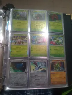 Pokemon TCG Full Holo,Reverse Holo, Cosmos Holo Binder Collection With 396 Cards - Image 1