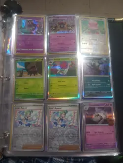 Pokemon TCG Full Holo,Reverse Holo, Cosmos Holo Binder Collection With 396 Cards - Image 3