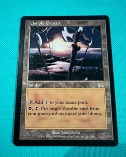 Unholy Grotto - Onslaught - MTG - Magic the Gathering - Image 1