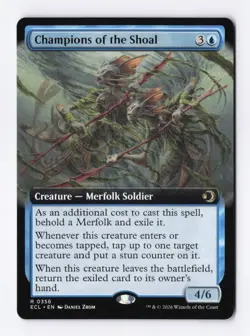 Champions of the Shoal (Extended Art) 0356 (R) MTG Lorwyn Eclipsed (ECL) - Image 1