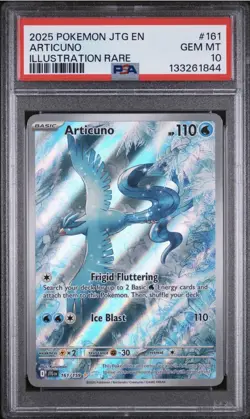 Pokemon Articuno Holo Card 161/159 SV09 Journey Together IR PSA 10 - Image 1