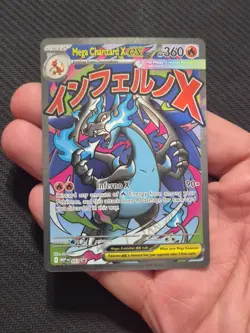 POKEMON TCG MEGA CHARIZARD X EX 023 BLACK STAR PROMO PERFECT CONDITION 10/10 - Image 2
