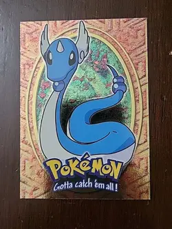 NM! HOLO TOPPS Pokemon 1st Movie Dragonair E11 Of 12 Blue Logo Tv Animation - Image 1