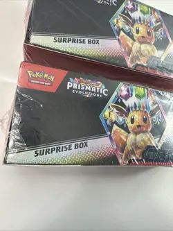 LOT OF 2 Pokemon Prismatic Evolutions Surprise Box & Booster Bundle Sam's Club - Image 3