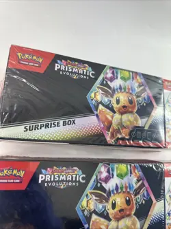 LOT OF 2 Pokemon Prismatic Evolutions Surprise Box & Booster Bundle Sam's Club - Image 4
